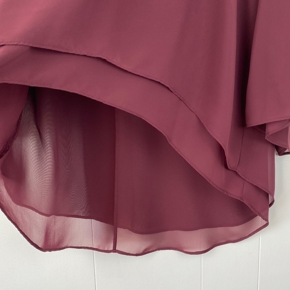 Jennifer Lopez sheer/semi-sheer flowy blouse size L - Picture 2 of 11